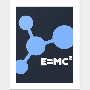 e=mc2 Posters and Art